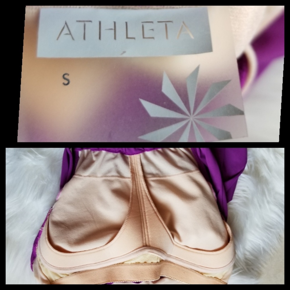 ATHLETA KOKOMO RASSBERRY SWIM DRESS - Picture 4 of 5